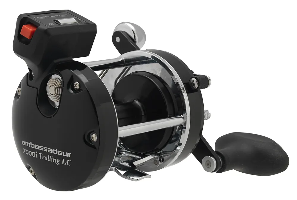 Direct Verzonden Abu Garcia Ambassadeur® 7000i Linecounter Trolling Reel RH