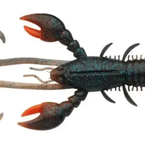 Aanbieding Berkley Hollow Craw Softbait 7cm UV (8 stuks) Dark Cray