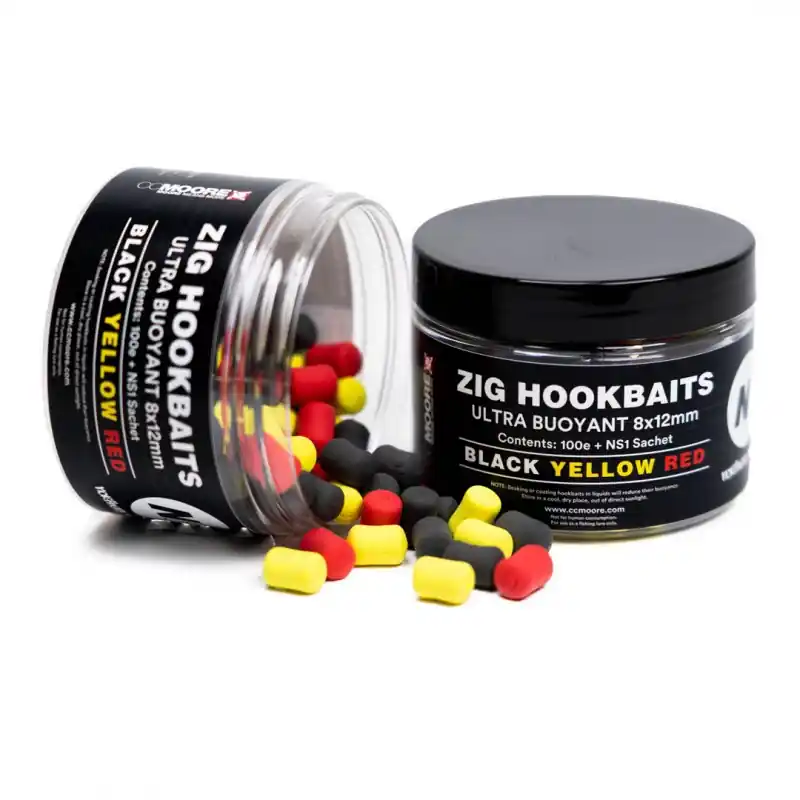 CC Moore NS1 Zig Hookbait 8x12mm (100 stuks) Beperkte Voorraad