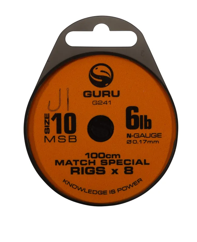 Guru Match Special Rig 1,00m 0.13mm (Size 18) Express Levering