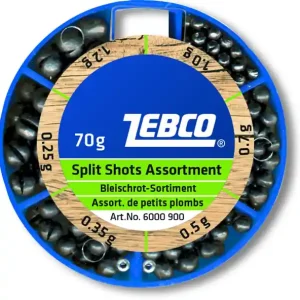 Zebco Loodhagelassortiment 70gr Fijn Laatste Kans