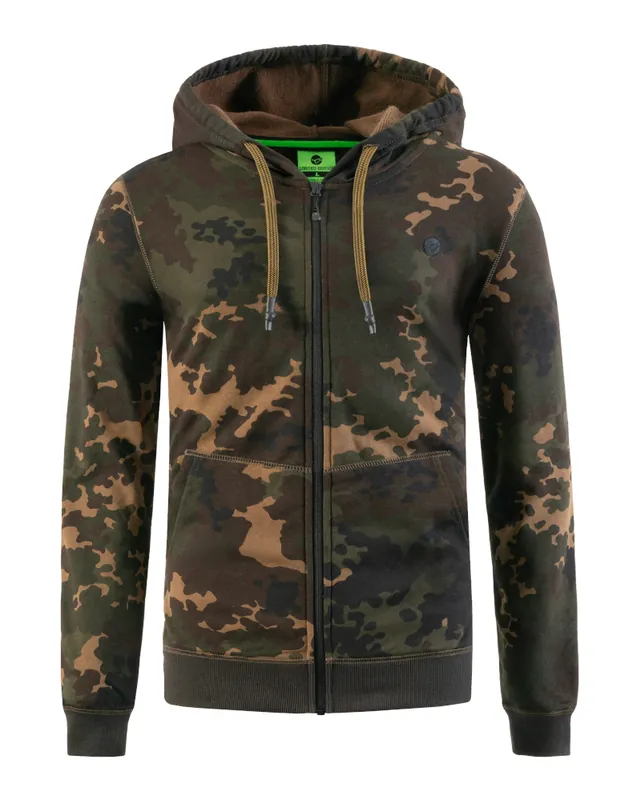 Korda Zip Hoodie Dark Kamo Visvest L Op = Op