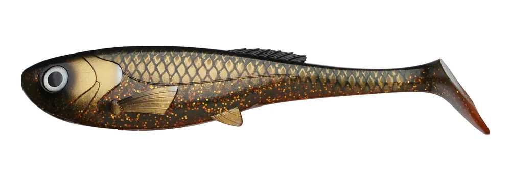 Weekendaanbieding Abu Garcia Beast Slim Paddletail 21cm 94g (4 stuks) Albino Trout