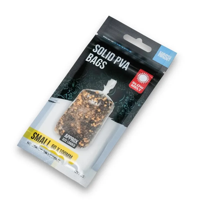 Nash Solid PVA Bags Slow Melt Small (6cm x 10cm) Betrouwbaar