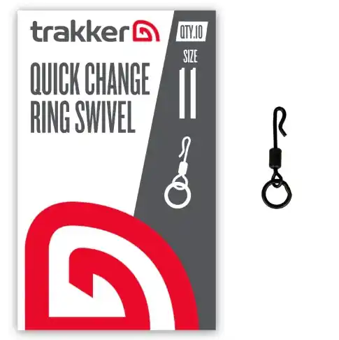 Trakker QC Ring Swivel Maat 11 (10 Stuks) Must-Have
