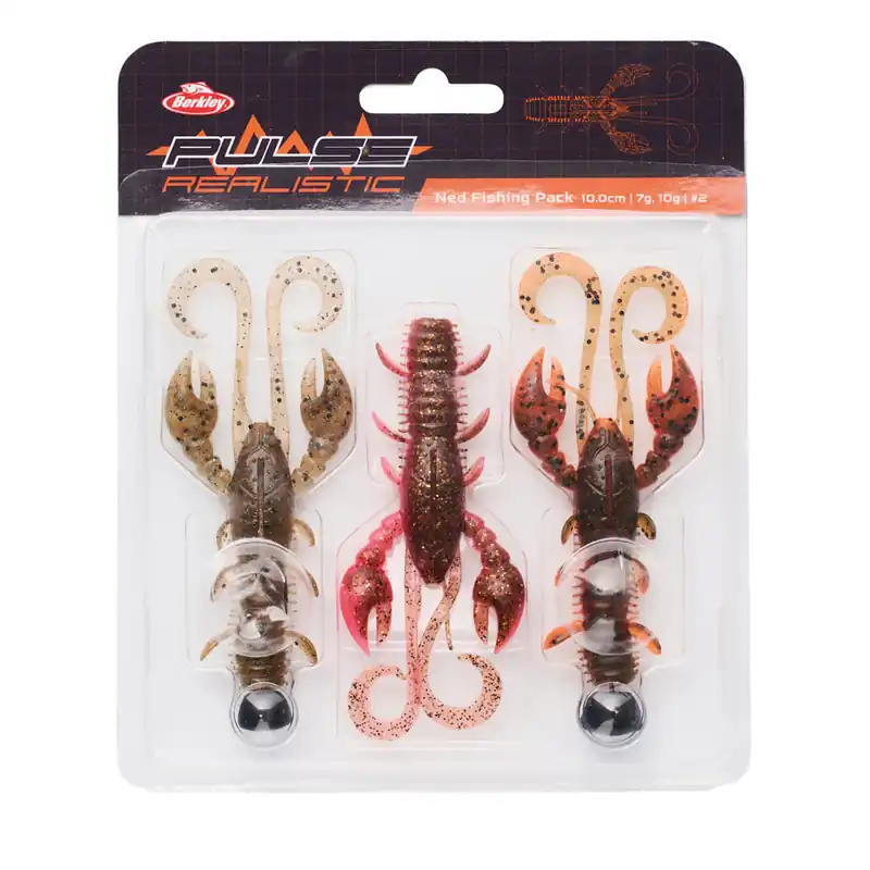 Berkley Ned Fishing Loodvrij Softbait Pack 7/10g Actieprijs