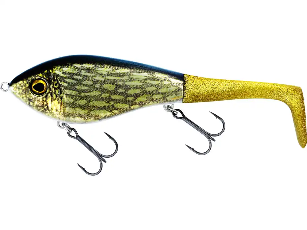 Exclusieve Aanbieding Westin Swim Tail Suspending 1 Body 2 Tails 12cm (62g) Firetiger