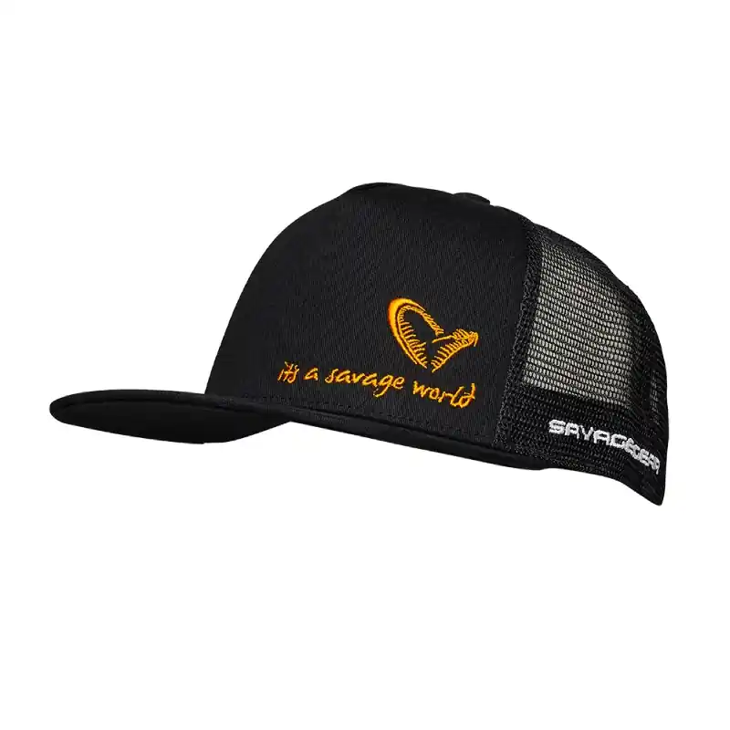 Speciale Aanbieding Savage Gear All Black Cap Black Caviar