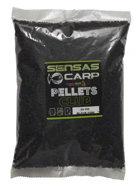 Exclusieve Aanbieding Sensas Pellets Club Zwart Vis (1kg) 4mm