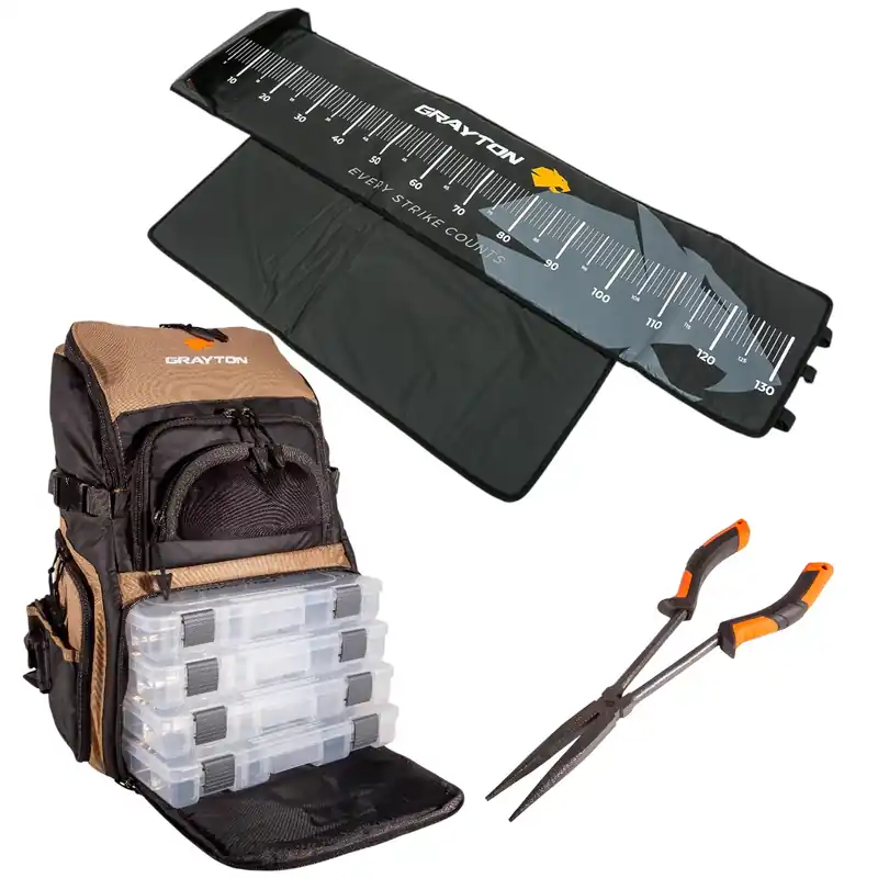Grayton Predator Backpack & Essentials Set Hoge Kwaliteit