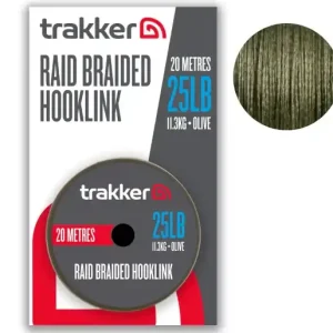 Beperkte Voorraad Trakker Raid Braided Hooklink (20m) 0.35mm