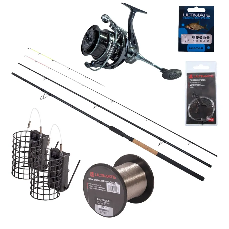 Voordeelprijs Ultimate River Raid Feeder Set 4.20m 200g