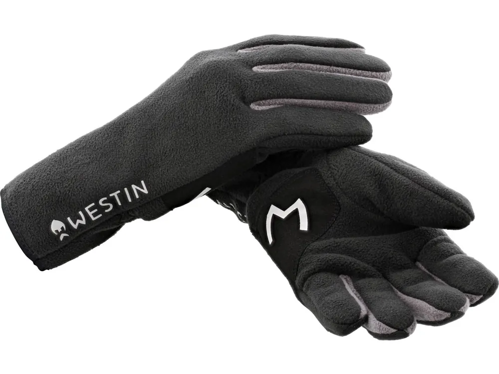 Westin Full Fleece Gloves Carbon Black Vishandschoenen L Exclusieve Aanbieding