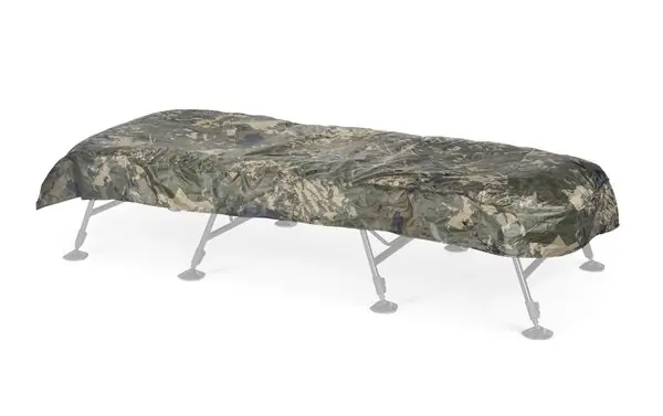 Flitsaanbieding Nash Indulgence Waterproof Bedchair Cover Camo Wide
