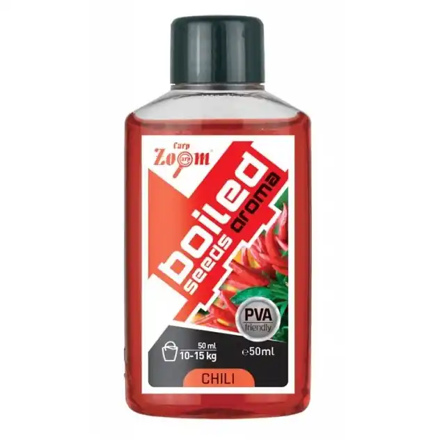 Carp Zoom Boiled Seeds Aroma Liquid (50ml) Chili Veilige Betaling