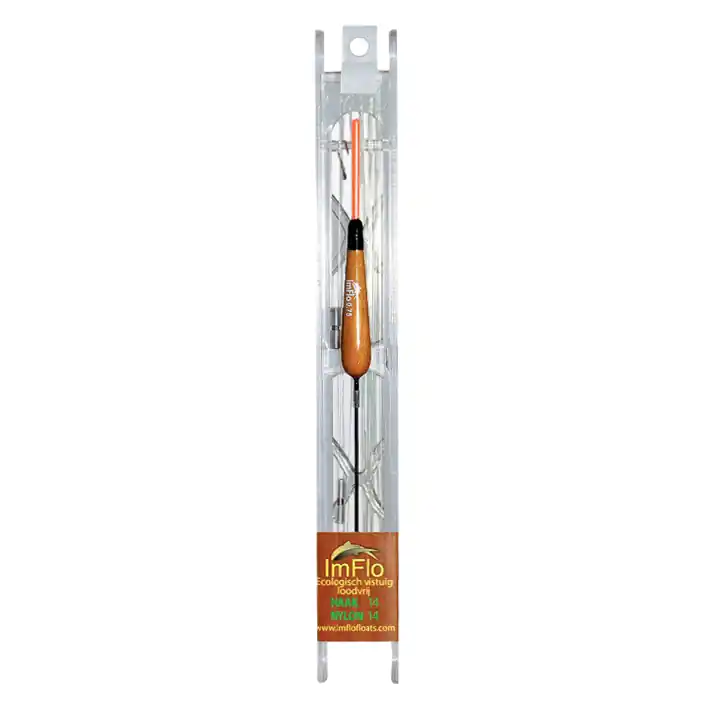 ImFlo Ecologisch Loodvrij Vistuig 520 - Haakmaat 14/ Lijndikte 0.14mm (0.75g) Seizoensaanbieding