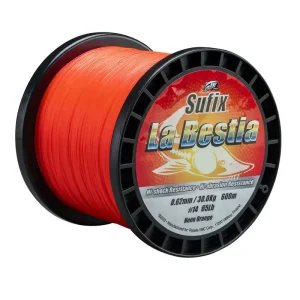 Sufix La Bestia Orange Monofilament Lijn 0.62mm (600m) Nieuw