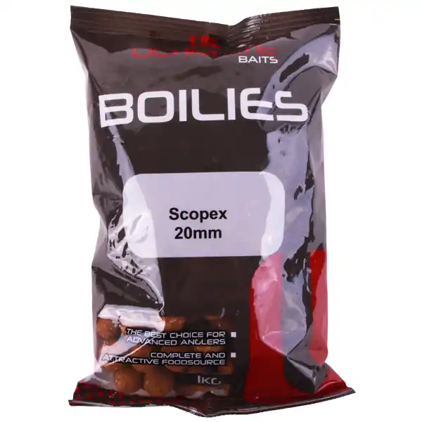 Hoge Kwaliteit Ultimate Baits Boilies 20mm 1kg Cocos & Banana