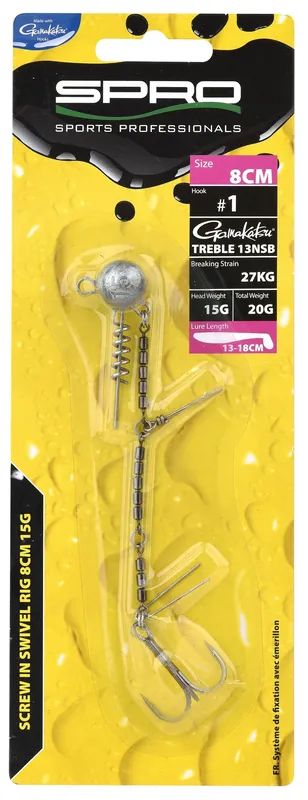 Spro Screw In Swivel Rig 8cm Hooksize 1 7gr Goedkoop