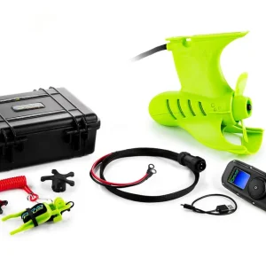 Float Plus Compact 2 Green Bellyboat Elektromotor Exclusieve Aanbieding