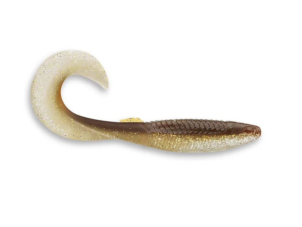 Speciale Aanbieding Rapala Crushcity Curl 4 Shad 11.6cm (7.6g) Motor Oil Chartreuse