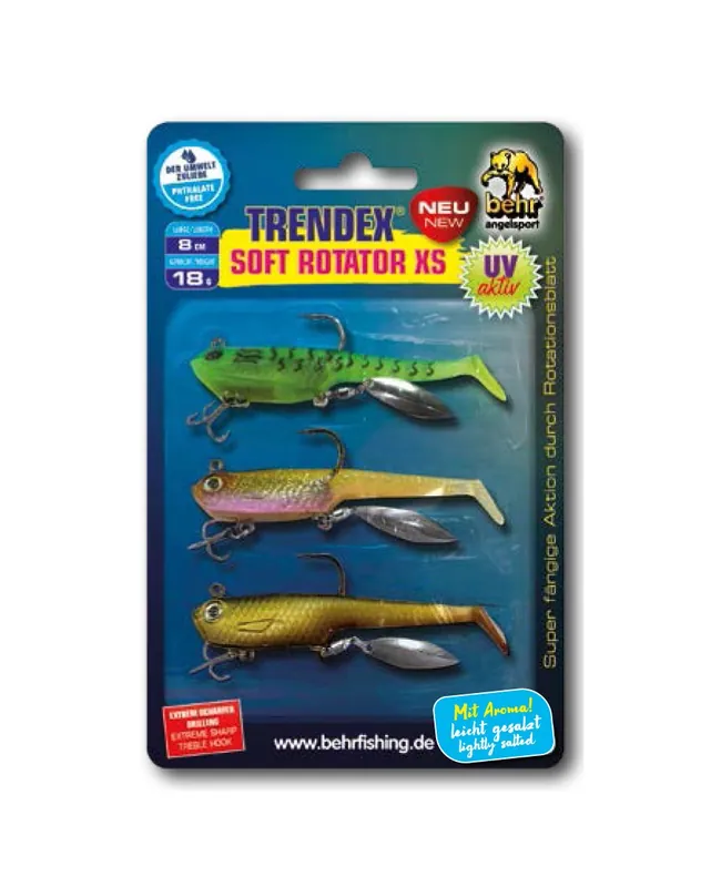 Behr Trendex Soft Rotator XS Softbait Set 8cm (18g) Set 1 Bestseller