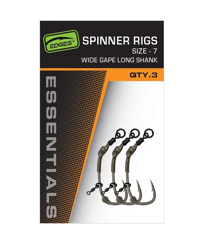 Gratis Retour Fox Edges Spinner Rig (3pcs) Size 5