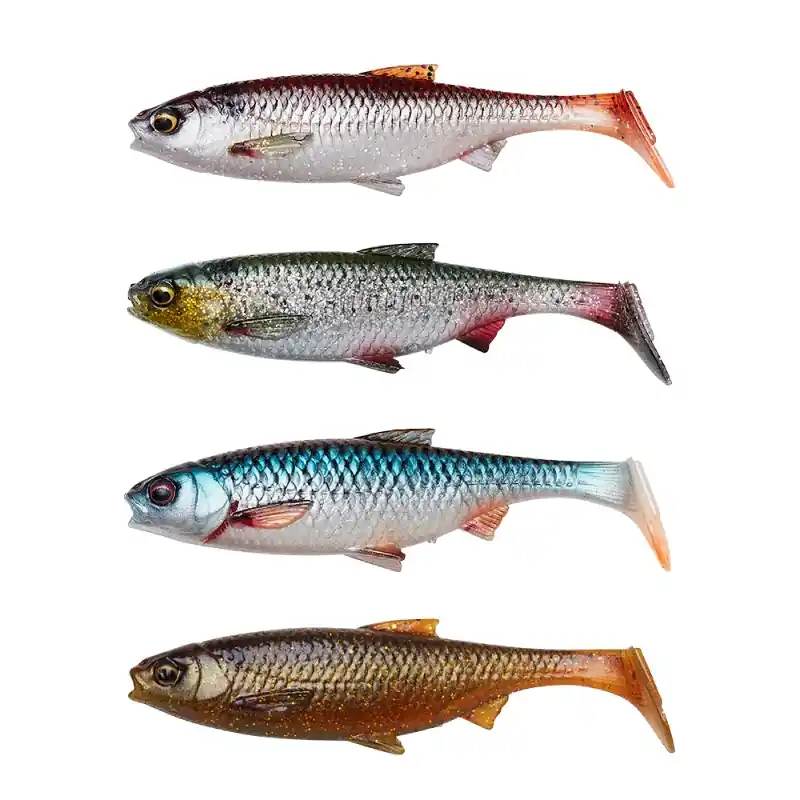 Beperkt Aanbod Savage Gear 3D River Roach Clear Water Mix (4 stuks) 8cm (5gr)