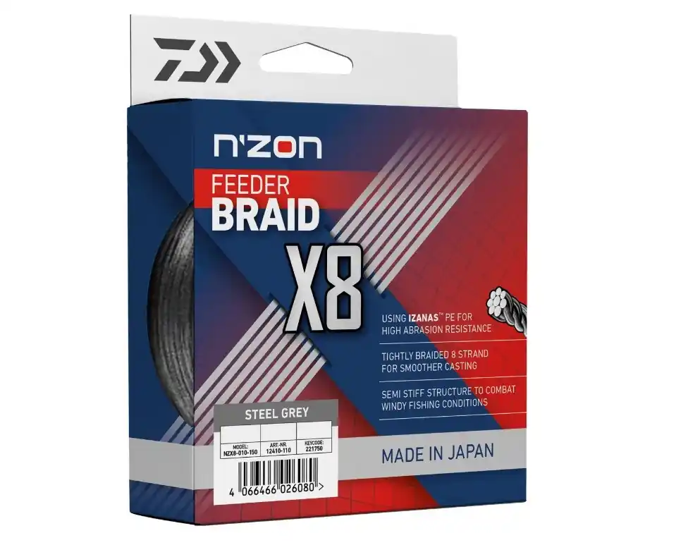Fabrieksprijs Daiwa N'Zon X8 Braid (150m) 0.08mm/5kg