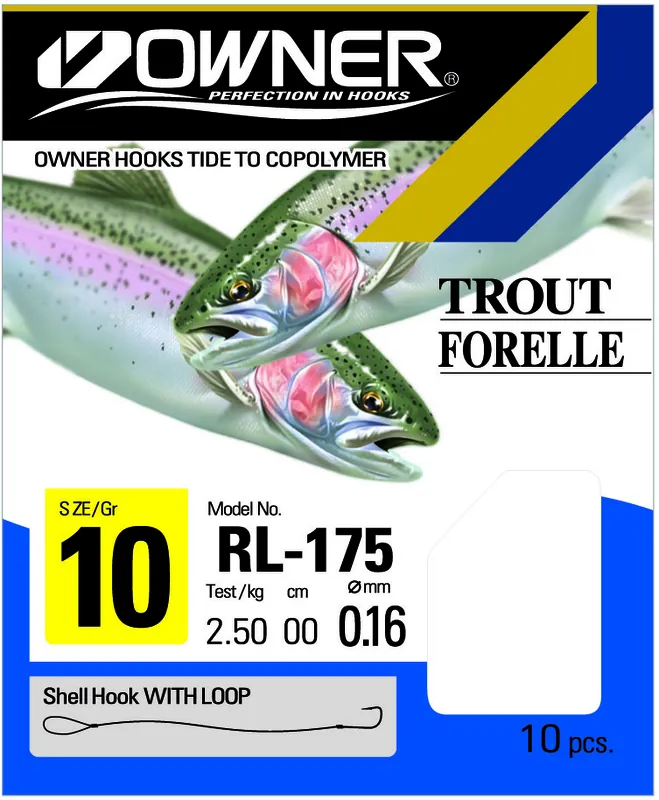 Merkproduct Owner Trout RL-175 60cm Forelonderlijn 4