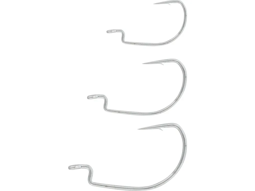 Goedkoop Westin Magic Minnow Weedless Jig Widegap Hook Silver 5pcs 1/0