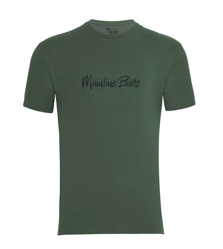 Dagaanbieding Mainline Carp Tee Green L