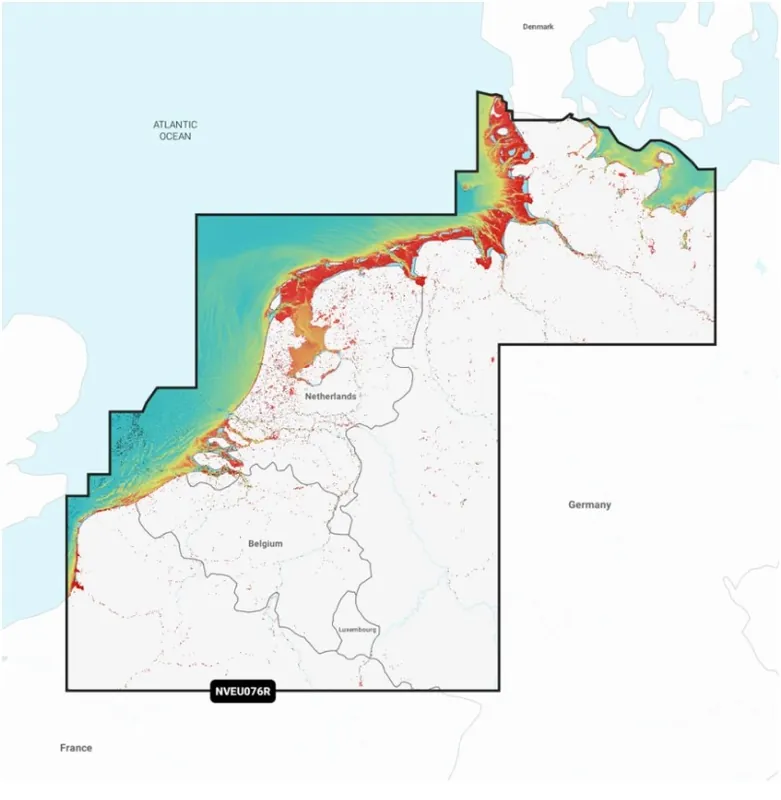 Navionics Vision+ Benelux En Duitsland West Waterkaart Superprijs