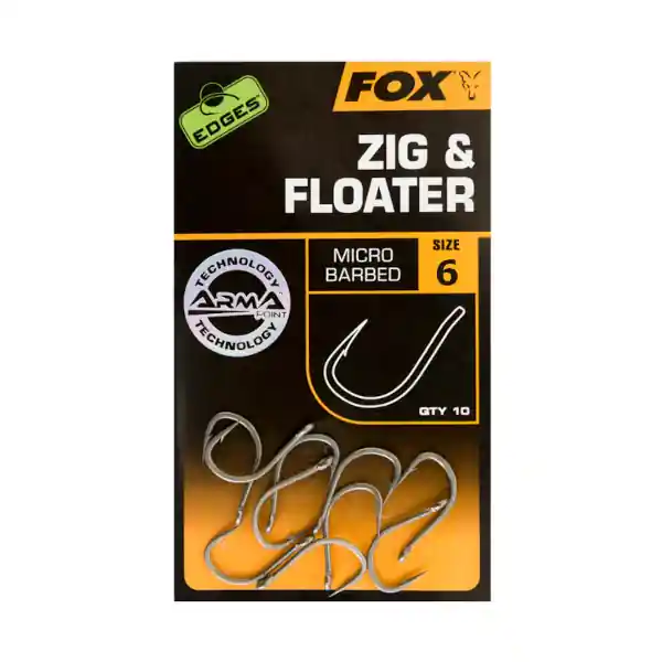 Fox Edges Zig & Floater Hooks 6 Uitverkoop