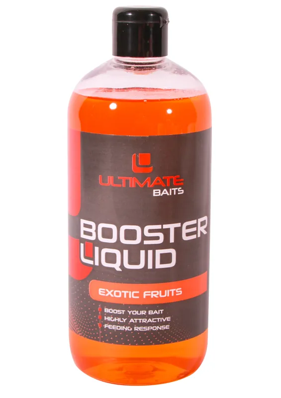 Koopje Ultimate Baits Booster Liquid 500ml Exotic Fruits