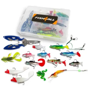 Bestseller Fish4All Multi Lure Box With Pliers (34pcs)