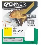 Exclusieve Aanbieding Owner RL282 MatchSchle Witvis Onderlijnen (10 stuks) (70cm) 18