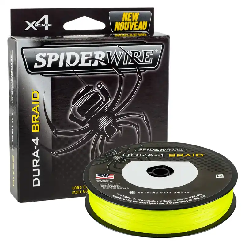 SpiderWire Dura 4 Yellow Gevlochten Lijn (1800m) 0.25mm/23.2kg Flitsaanbieding