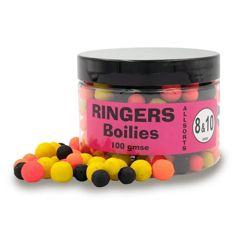 Meest Verkocht Ringers Witvis Boilies Allsorts 8mm & 10mm (100g)