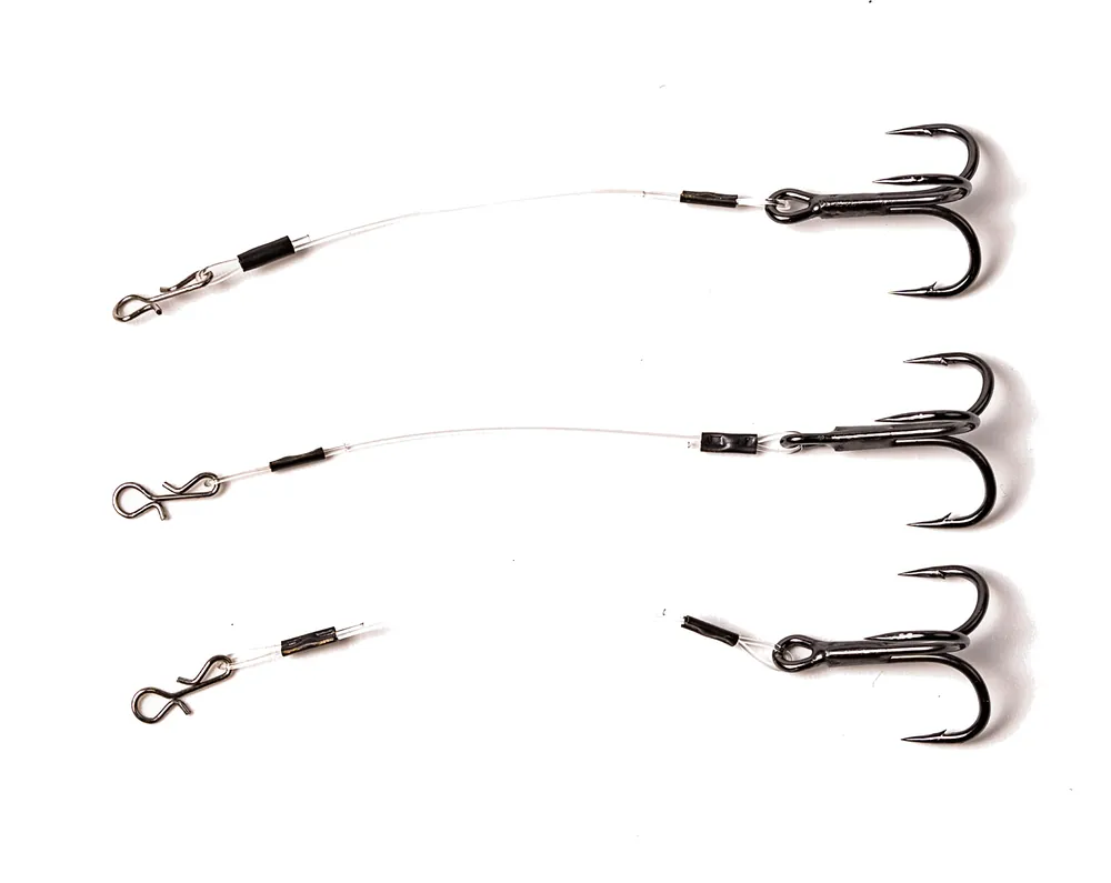 Fladen Fluorcarbon Stinger Rig (3 stuks) 6cm (Size 8) Direct Beschikbaar