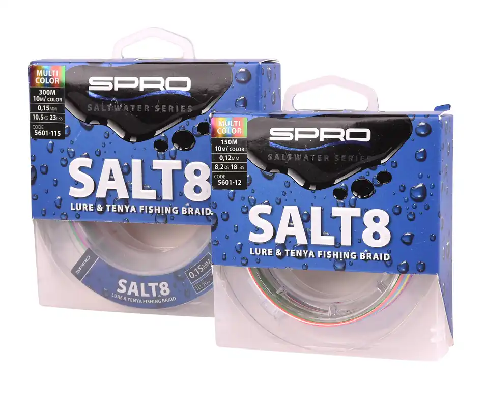Meest Verkocht Spro Salt8 Multicolor Gevlochten Lijn 300m 0.24mm / 15.9kg