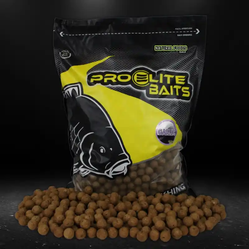 Nu Kopen Pro Elite Baits Boilies Natural Foods Garlic 20mm (8kg)