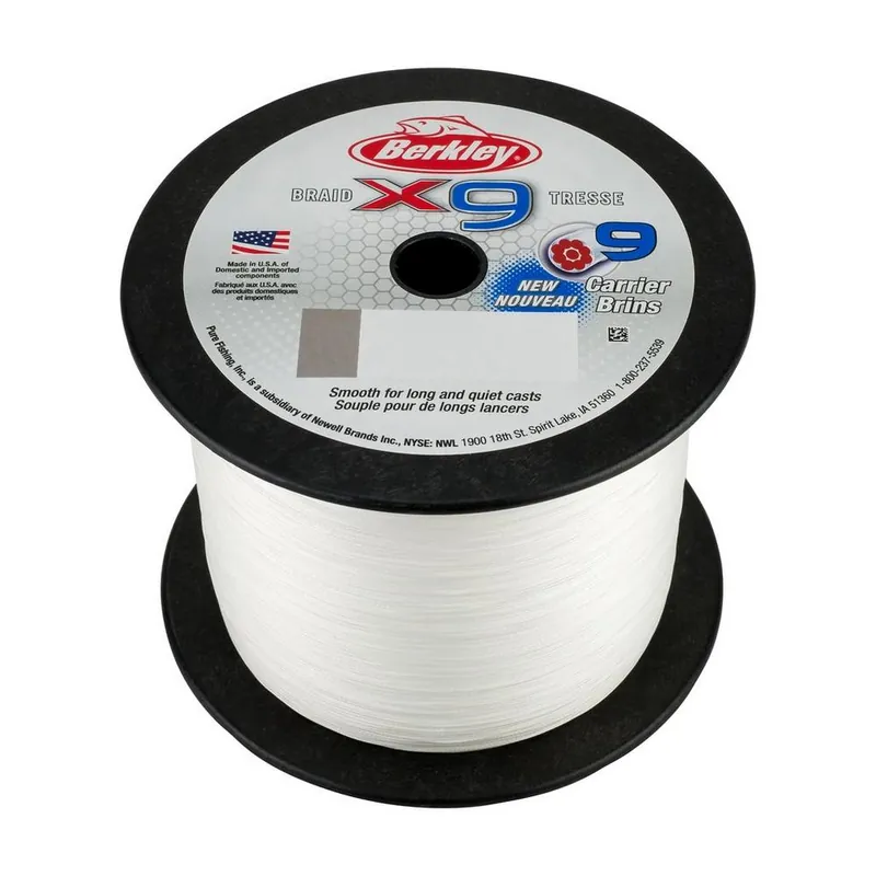 Berkley x9 Gevlochten Lijn Crystal 2000m 0.06mm (6.4kg) Alleen Vandaag