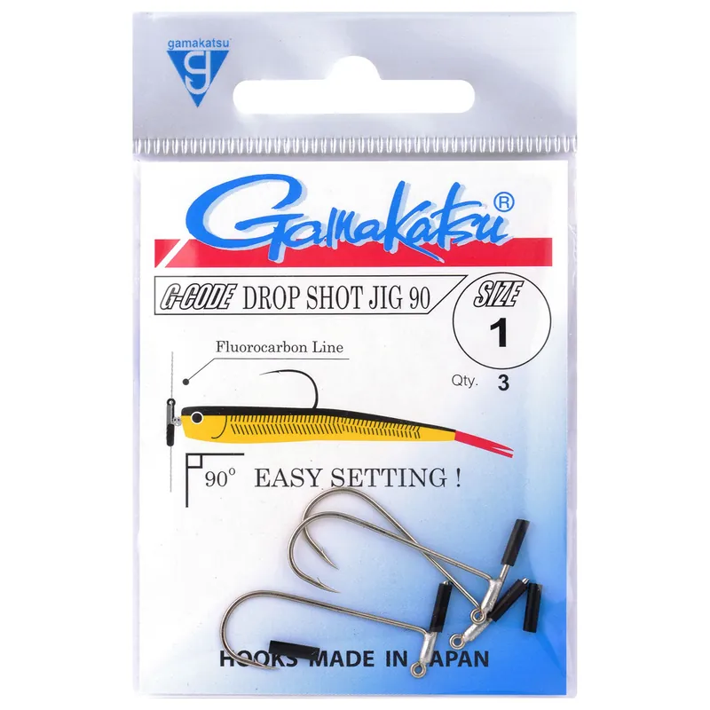 Tijdelijk Beschikbaar Gamakatsu Dropshot Jig 90 Nikkel 001 (3st)