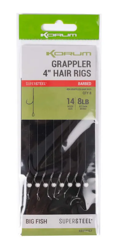 Beste Prijs Korum Grappler Hair Rigs Weerhaakloos Onderlijn 8