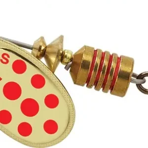 Aanbieding Mepps Aglia Spinner Goud/Rood 3.5g