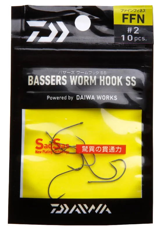 Daiwa Bassers Worm Hook FFN 2 Bestseller