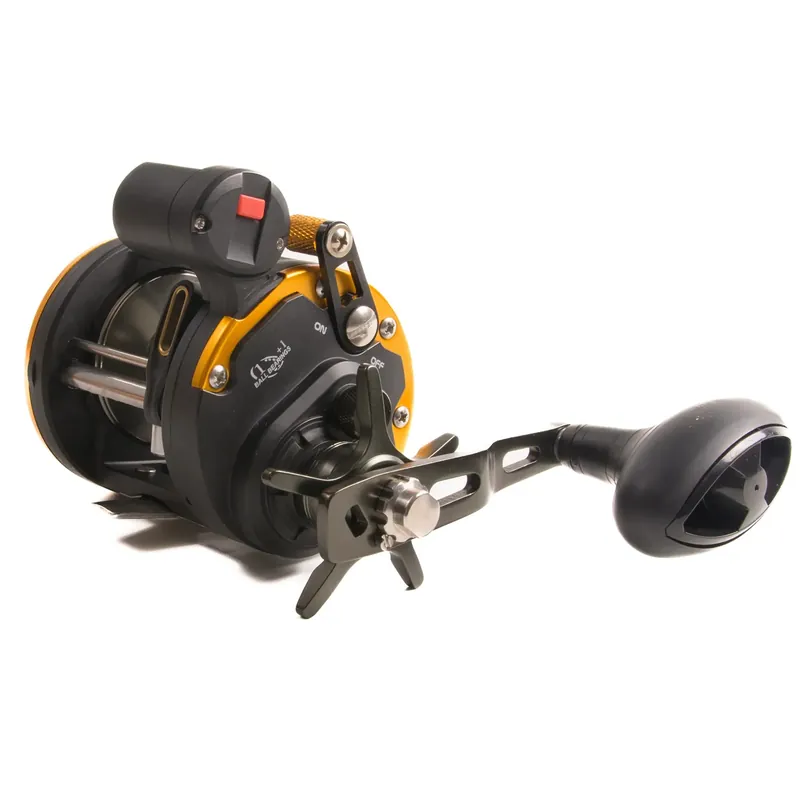 Actieprijs Fladen Biglure 30L Alu Spool Star Drag Zeevis Reel LH (Incl. Lijnteller)