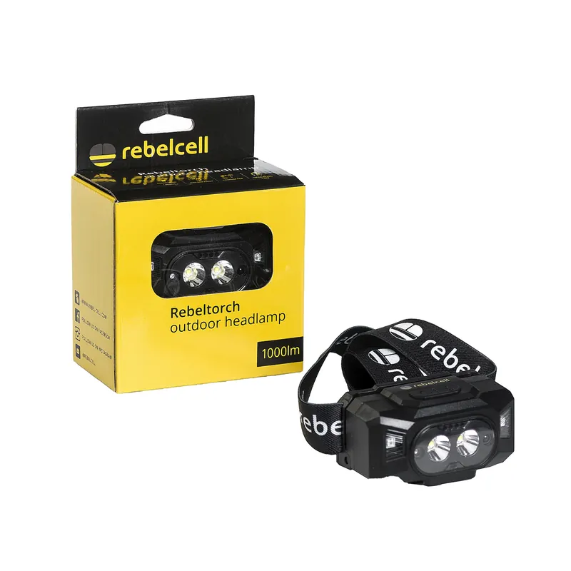 Hoge Kwaliteit Rebelcell Rebeltorch Hoofdlamp (1000lm)
