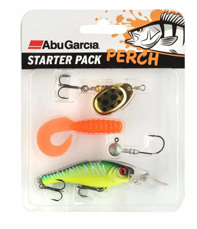 Hoge Kwaliteit Abu Garcia Starter Pack Perch Kunstaas Set (4pcs)